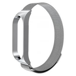 Ремінець для фітнес-браслету ArmorStandart Milanese Magnetic Band для Xiaomi Mi Band 7 Silver (ARM67849)