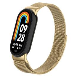 Ремінець для фітнес-браслету ArmorStandart Milanese Magnetic Band для Xiaomi Mi Band 8/Mi Band 9 Gold (ARM69919)