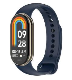 Ремінець для фітнес-браслету BeCover для Xiaomi Mi Smart Band 8 Deep Blue (709383)