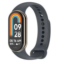 Ремінець для фітнес-браслету BeCover для Xiaomi Mi Smart Band 8 Gray (709388)