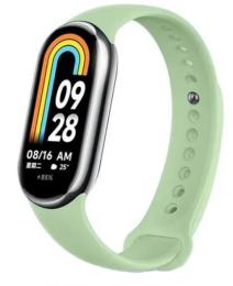 Ремінець для фітнес-браслету BeCover для Xiaomi Mi Smart Band 8 Light Green (709404)