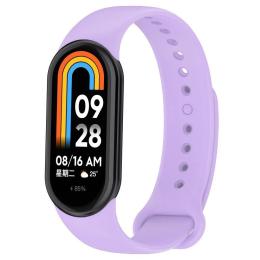 Ремінець для фітнес-браслету BeCover для Xiaomi Mi Smart Band 8 Light Purple (709405)
