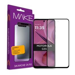 Захисне скло Make для Motorola G55 (MGF-MG55)