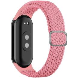 Ремінець для фітнес-браслету Infinity Plaited для Xiaomi Mi Band 5/6 Pink