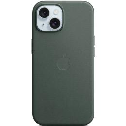 Чохол-накладка EpiK FineWoven with MagSafe для Apple iPhone 15 Ever Green