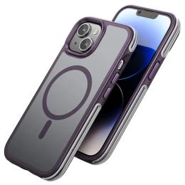 Чохол-накладка Hoco AirBag Magnetic Matte Case для iPhone 15 Violet