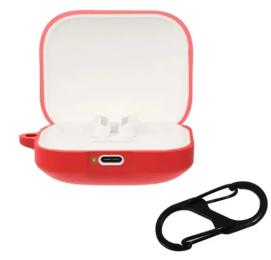 Чохол для навушників Infinity Silicone case with carabine для Redmi Buds 5 Red