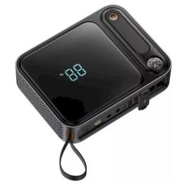 Автономний пусковий пристрій (бустер) Baseus Super Energy Ultra Jump Starter 3000A Black