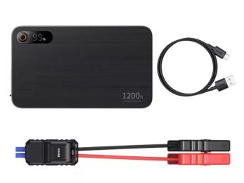 Автономний пусковий пристрій (бустер) Baseus Super Energy Pro + 1200A Black (C00245700111-00)