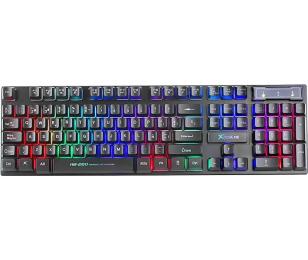 Клавіатура XTRIKE KB-280 Black USB RGB (6932391922347) (ENG)