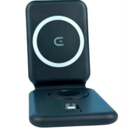 Бездротовий зарядний пристрій Infinity 900 3in1 15W iPhone/Apple Watch/AirPods Black