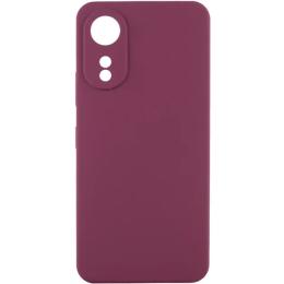 Чохол-накладка Lakshmi Silicone Cover Full Camera (AAA) для Oppo A78 4G Plum