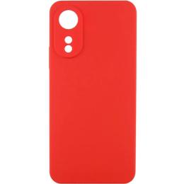 Чохол-накладка Lakshmi Silicone Cover Full Camera (AAA) для Oppo A78 4G Red