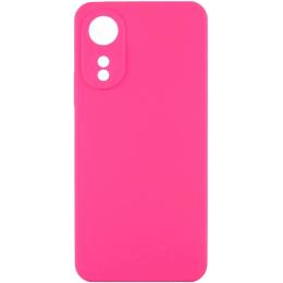 Чохол-накладка Lakshmi Silicone Cover Full Camera (AAA) для Oppo A78 4G Barbie Pink