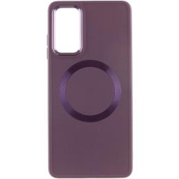 Чохол-накладка EpiK TPU Bonbon Metal Style with MagSafe для Samsung Galaxy A25 5G Plum