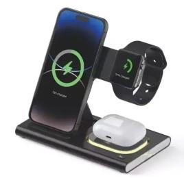 Бездротовий зарядний пристрій Jellico W12 Black 15W