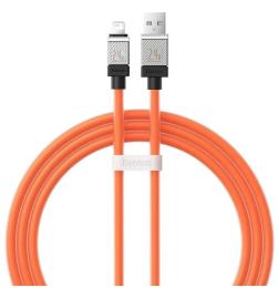 Дата-кабель Baseus CoolPlay Series Lightning(тато) - Type-A(тато)1m Orange (CAKW000407)