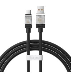Дата-кабель Baseus CoolPlay Series Type-C (тато)  -  Type-A (тато) 1m Black 100W (CAKW000601)