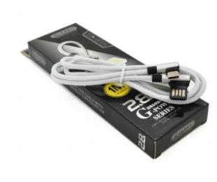 Дата-кабель iKaku KSC-028 JINDIAN Type-A (тато)  -  Type-C (тато), 1m Silver