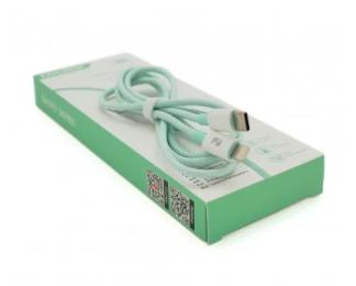 Дата-кабель iKaku KSC-723 GAOFEI Type-C (тато)  -  Lightning (тато), 1m Green PD60W