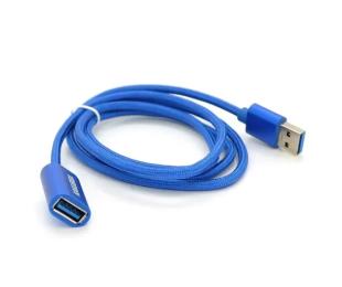 Дата-кабель iKaku KSC-753 USB (тато)  -  USB (мама) 1.2 m Blue (YT-AM/AF-KSC-753)