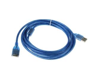 Дата-кабель Voltronic YT-AM/AF-5.0TBL USB (тато)  -  USB (мама) 5 m Blue