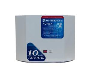 Стабілізатор напруги Укртехнологія Norma 3500 HV White