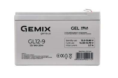 Акумулятор для ДБЖ Gemix 12V-9Ah (GL12-9 12V 9Ah)