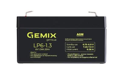 Акумулятор для ДБЖ Gemix LP6-1.3