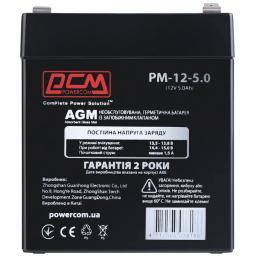 Акумулятор для ДБЖ PowerCom PM-12-5.0