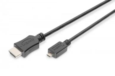 Відео-кабель ASSMANN DB-330109-020-S HDMI (тато)  -  Micro HDMI (тато) 2 m
