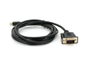 Відео-кабель Voltronic YT-mnDP (M)/VGA (M)  -  1.8m mini DisplayPort (тато)  -  VGA (тато) 1.8 m