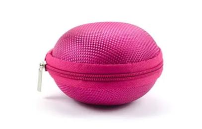 Чохол для навушників Infinity Silicon Solid mini Case Universal Hot Pink