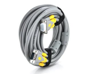 Відео-кабель V-Link Merlion VGA (тато)  -  VGA (тато) 10 m Gray (YT-VGA(M)/(M)3+6GR-10m)