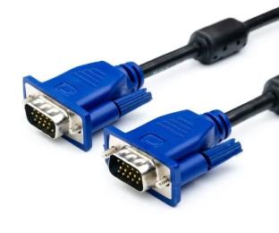 Відео-кабель Merlion YT-VGA (M)/(M) 3 + 2-5m VGA (тато)  -  VGA (тато) 5 m Black