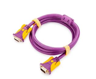 Відео-кабель Voltronic JH-VGA39 VGA (тато) - VGA (тато) 1.5 m Purple