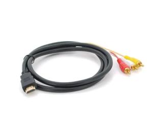 Відео-кабель Voltronic YT-HDMI-3RCA HDMI (тато) - 3RCA (тато) 1.5 m