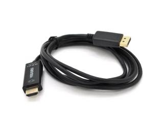 Відео-кабель VEGGIEG YT-C-DH-402 DisplayPort (тато)  -  HDMI (тато) 1.5 m Black