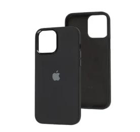 Чохол-накладка Infinity Metal Frame Silicon Case для iPhone 14 Black