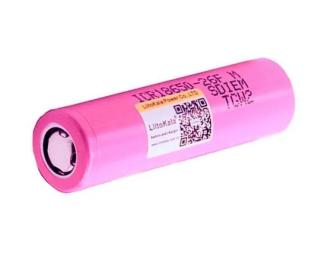 Акумулятор LiitoKala Lii-35E Pink 3.7V (2.5-4.2V)