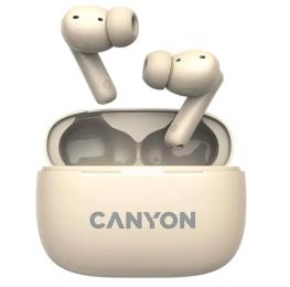 Бездротові навушники Canyon OnGo TWS-10 ANC ENC Beige (CNS-TWS10BG)