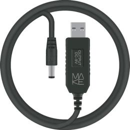 Кабель живлення для роутера MakeFuture USB to DC 9V 1м Black
