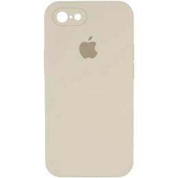 Чохол-накладка EpiK Silicone Case Square Full Camera Protective (AA) для Apple iPhone 7/8/SE (2020) Antique White