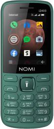 Кнопковий телефон Nomi i2403 Dark Green