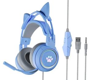 Накладні навушники Infinity SY-G25 Blue з вушками