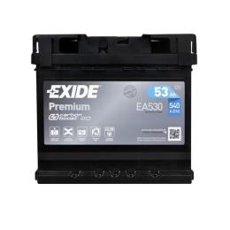 Автомобільний акумулятор Exide Premium (EA530) 53Аh 540Ah (L1) R + (правий +)