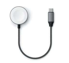 Зарядний кабель Satechi USB-C Magnetic Charging Cable for Apple Watch Space Gray (ST-TCAW7CM)