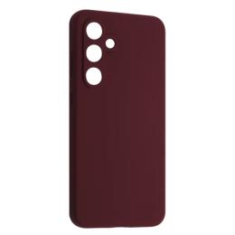 Чохол-накладка Infinity Silicone Case luxury для Samsung S25 Marsala