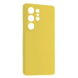 Чохол-накладка Infinity Silicone Case luxury для Samsung S25 Ultra Yellow