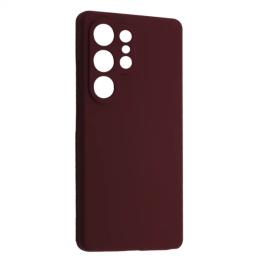 Чохол-накладка Infinity Silicone Case luxury для Samsung S25 Ultra Marsala